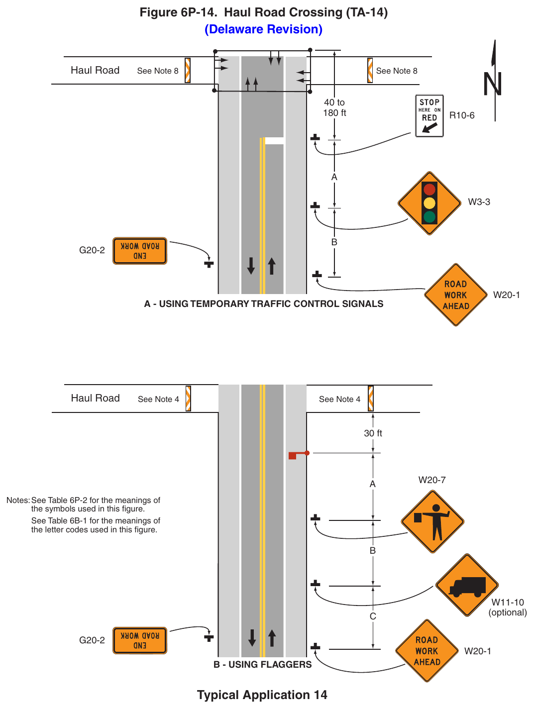 Figure 6P-14. Haul Road Crossing (TA-14) (Delaware Revision) Haul Road