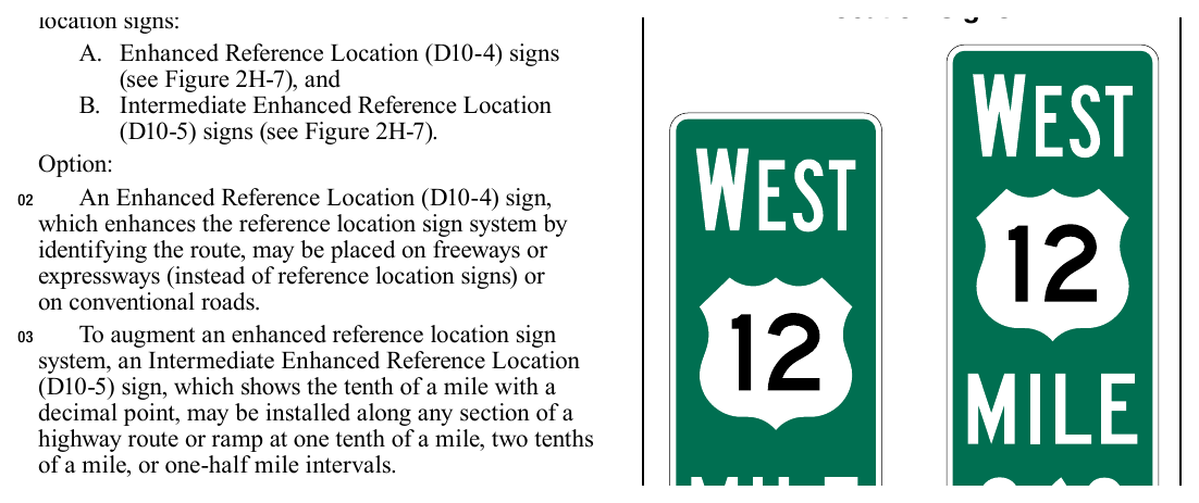 Figure 2H-7. Enhanced Reference Location Signs