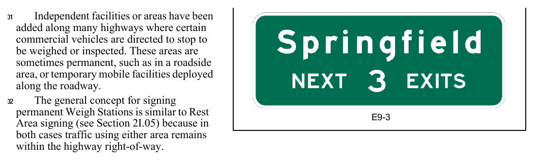 Figure 2E-57. Example of a Next Exits Sign