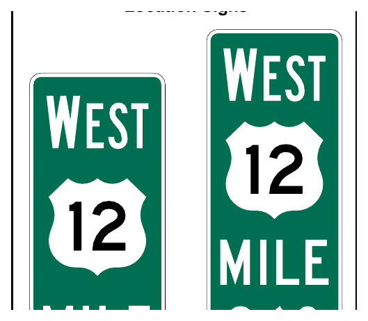 Figure 2H-7. Enhanced Reference Location Signs