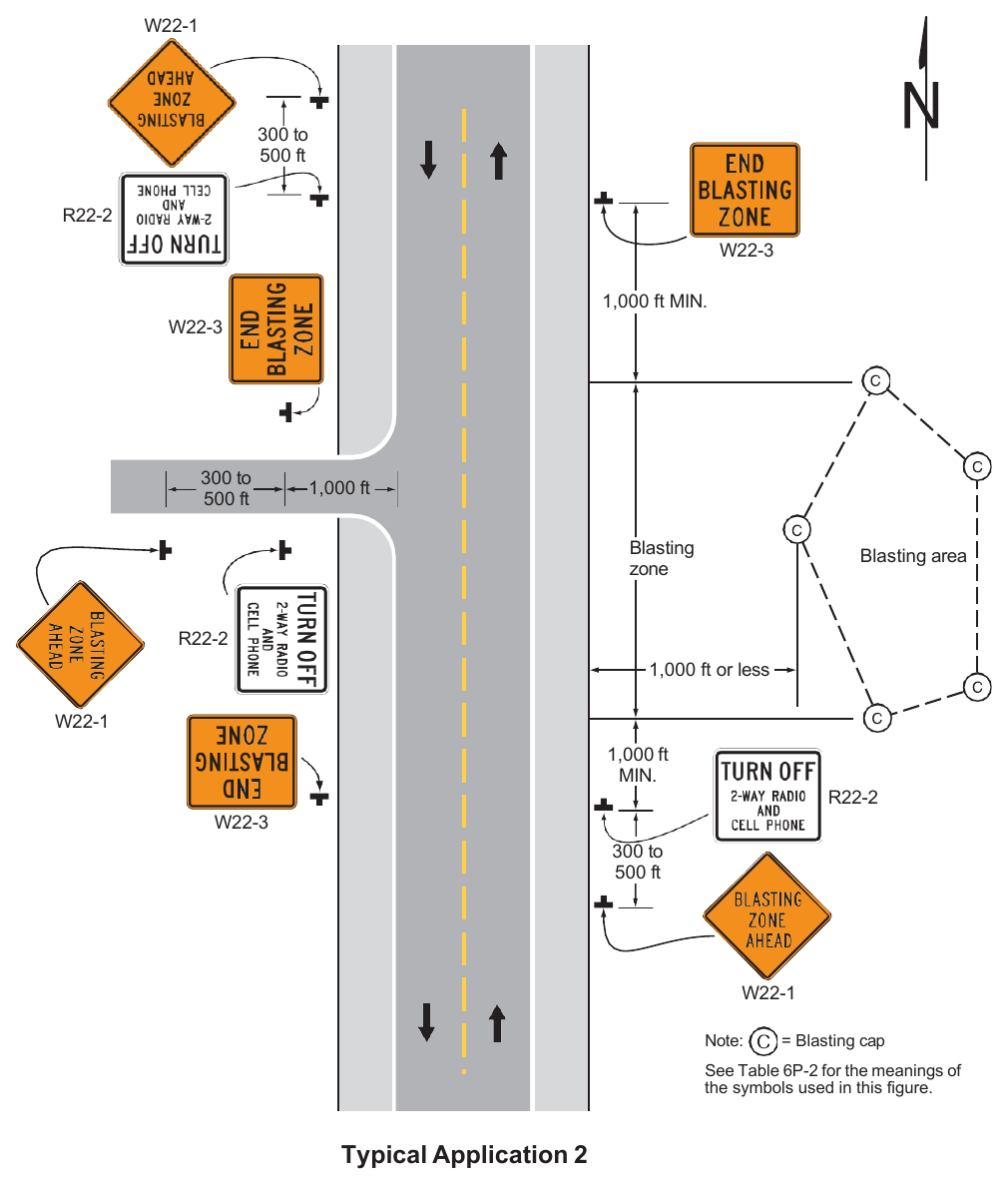 Figure 6P-2. Blasting Zone (TA-2)