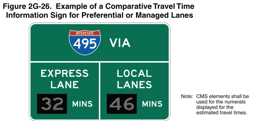 Figure 2G-26. Example of a Comparative Travel Time