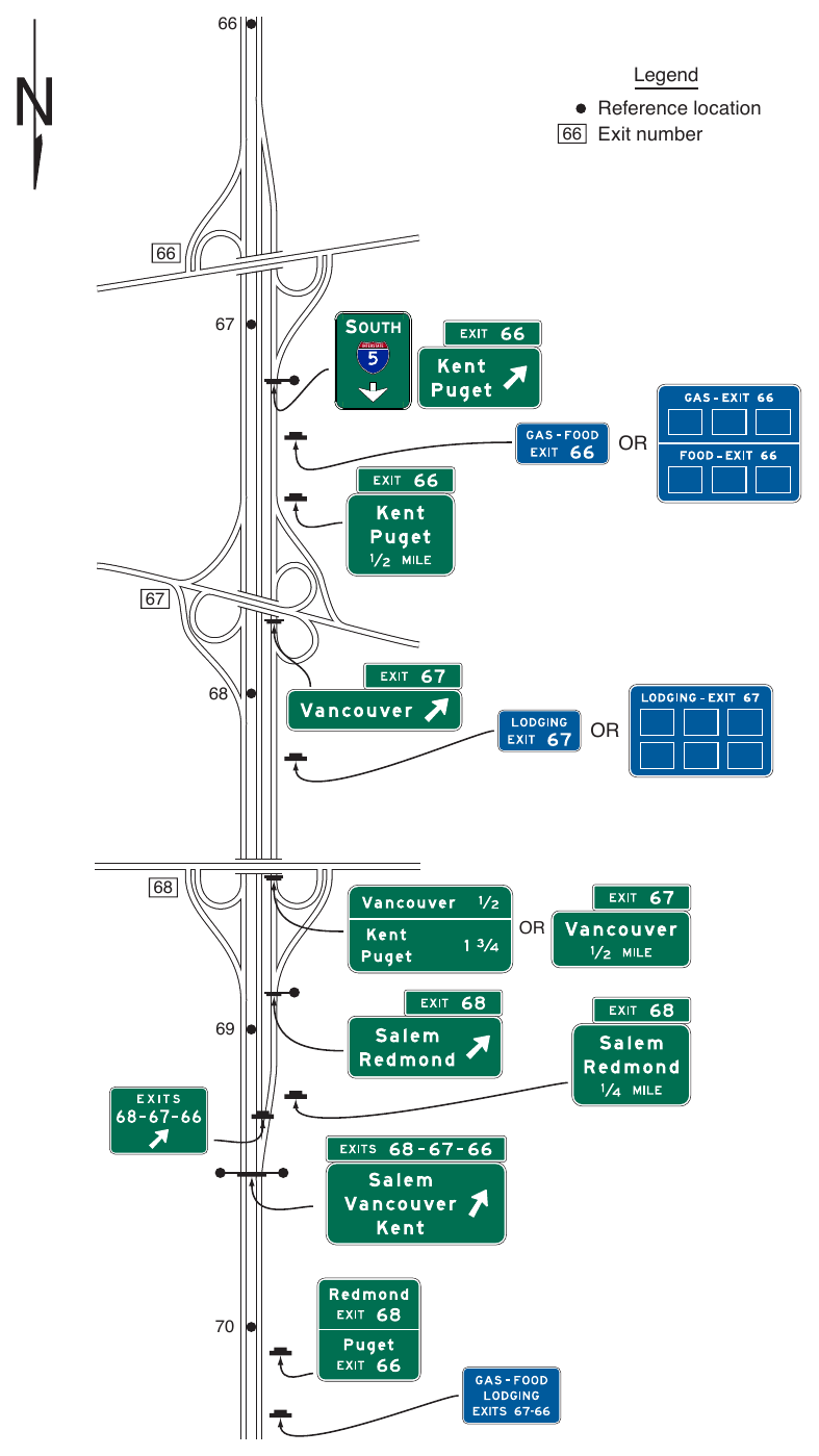Figure 2E-32. (M) Examples of Guide Signs for Successive Interchanges with Collector-Distributor Roadways (Sheet 2 of 2)