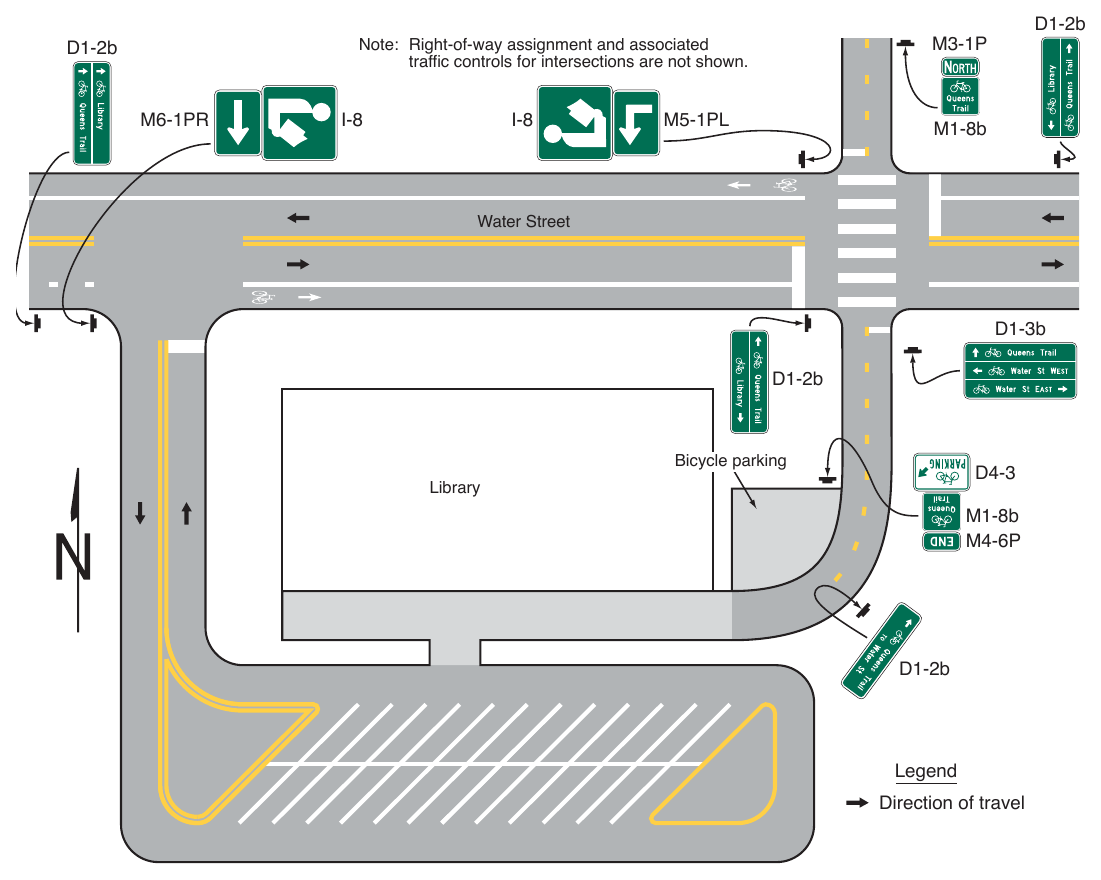 Figure 9D-2. (M) Examples of Bicycle Guide Signing (Sheet 2 of 2)