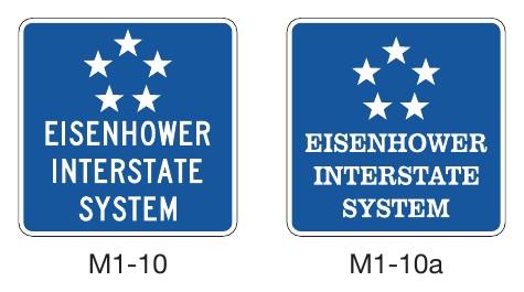 Figure 2E-61. Eisenhower Interstate System Signs