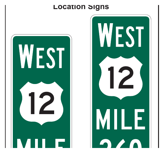 Figure 2H-7. Enhanced Reference Location Signs