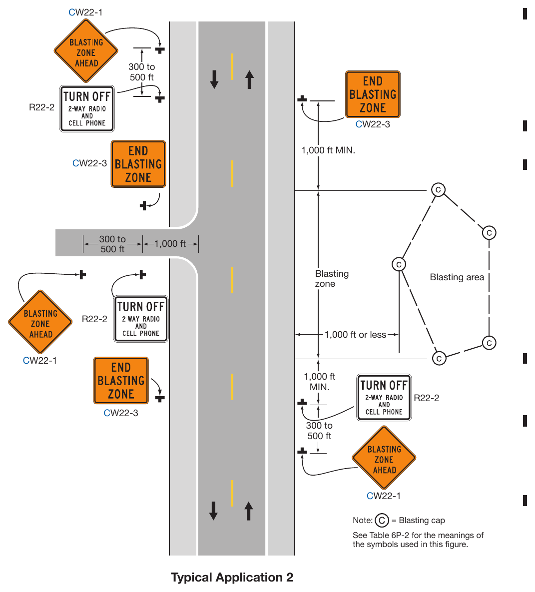 Figure 6P-2. Blasting Zone (TA-2)