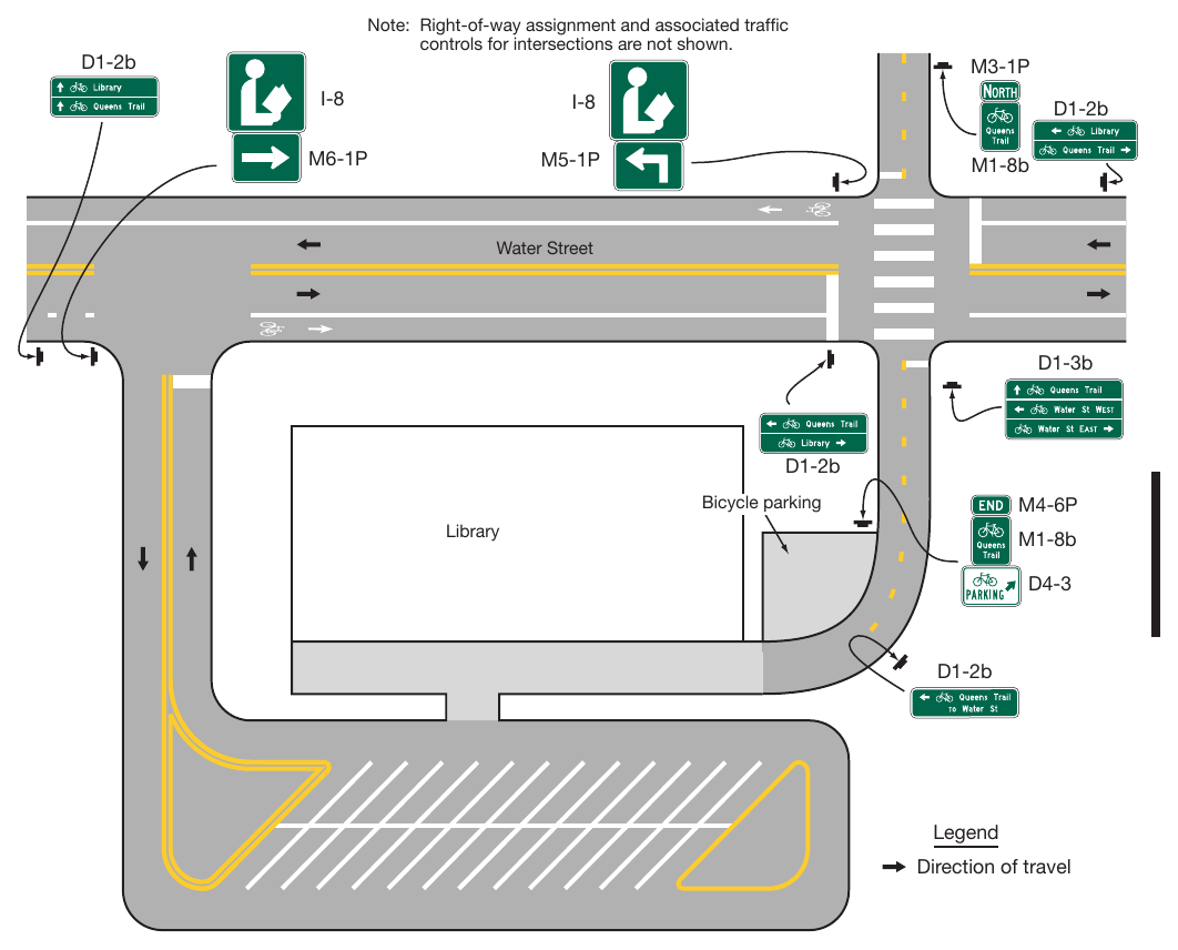 Figure 9D-2. Examples of Bicycle Guide Signing (Sheet 2 of 2)
