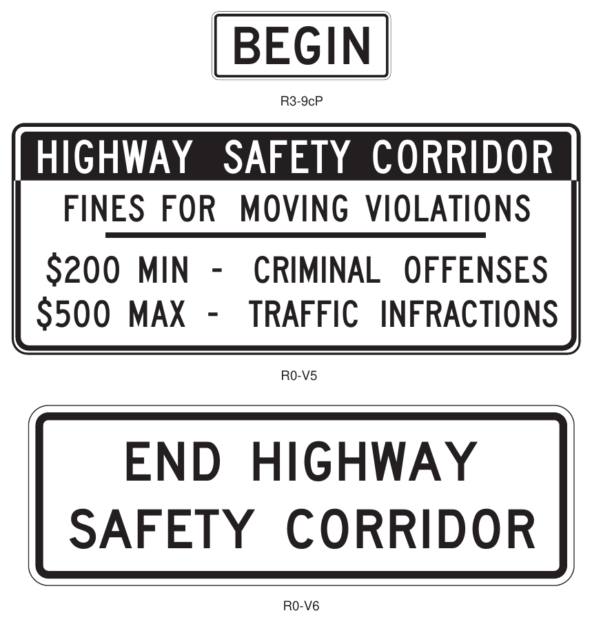 Figure 2B-V3. Highway Safety Corrifor
