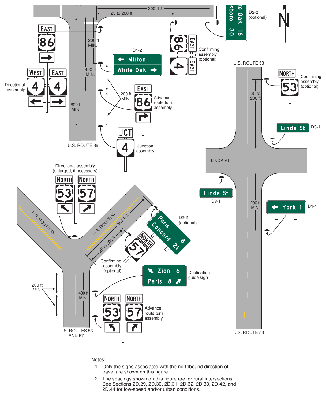 Figure 2D-8(VA). Illustration of Directional Assemblies and Other Route Signs (Sheet 3 of 4) STATE ROUTE 4