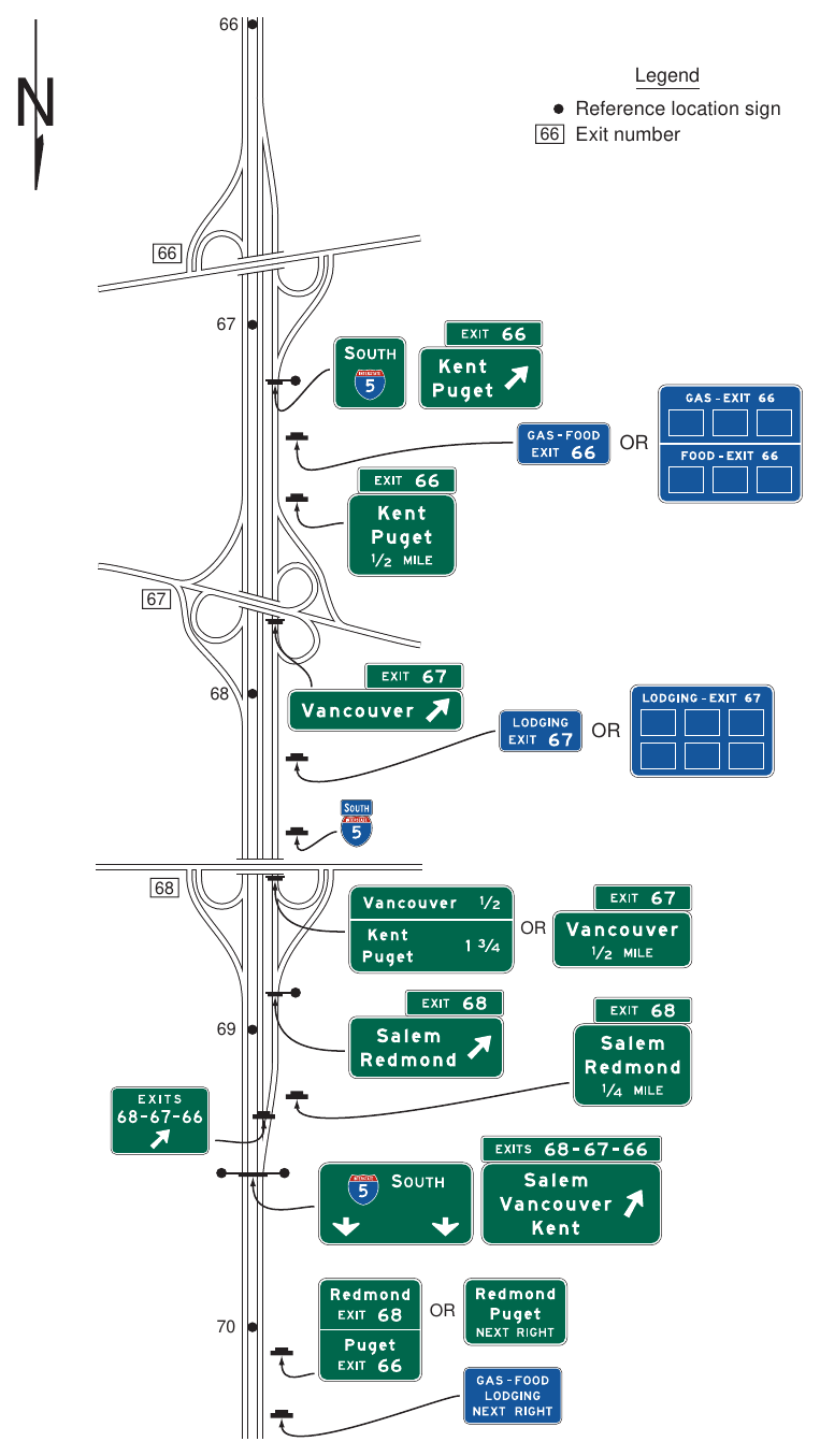 Figure 2E-32(VA). Examples of Guide Signs for Successive Interchanges with Collector-Distributor Roadways (Sheet 2 of 2)