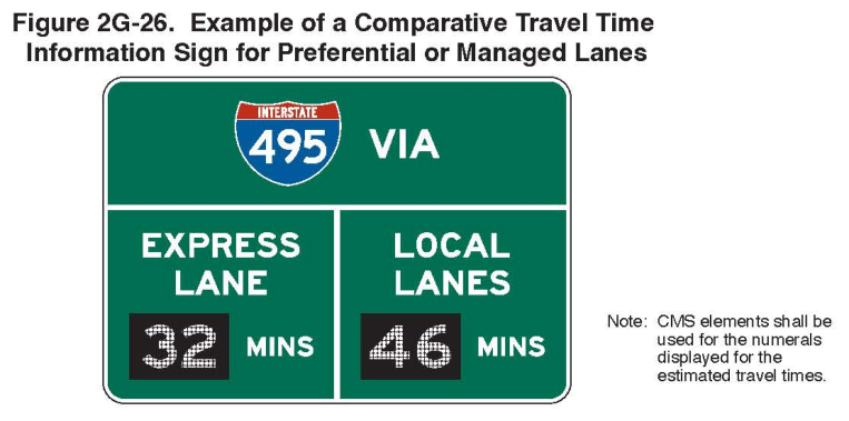 Figure 2G-26. Example of a Comparative Travel Time